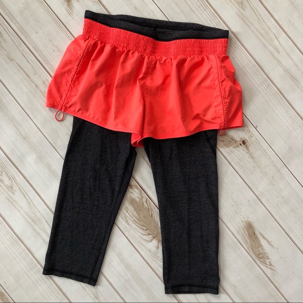 Athleta Go Getter 2 in 1 shorts leggings